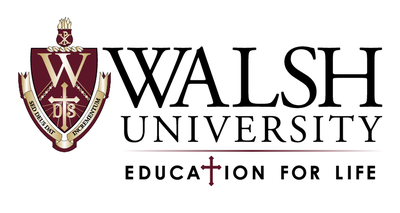 Logo for sponsor Walsh University